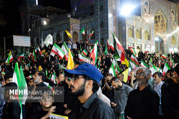 تشییع‌‌پیکرمطهرشهید‌مدافع‌‌‌وطن‌امیرچشم‌براه