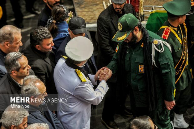 
Funeral for Ramadan war martyrs in Tabriz