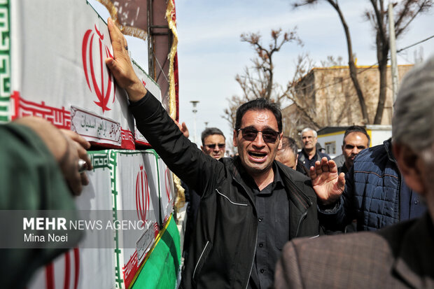 
Funeral for Ramadan war martyrs in Tabriz