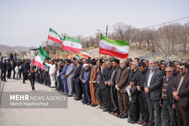 تشییع پیکر مطهر ۲ شهید جنگ رمضان در یاسوج