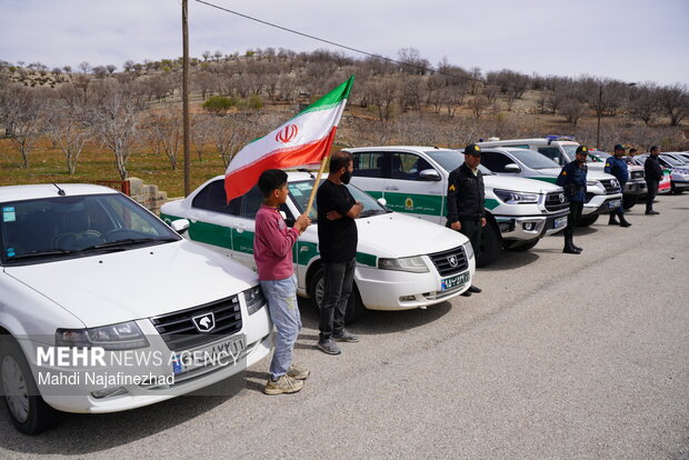 تشییع پیکر مطهر ۲ شهید جنگ رمضان در یاسوج