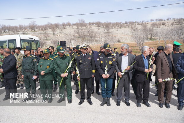 تشییع پیکر مطهر ۲ شهید جنگ رمضان در یاسوج