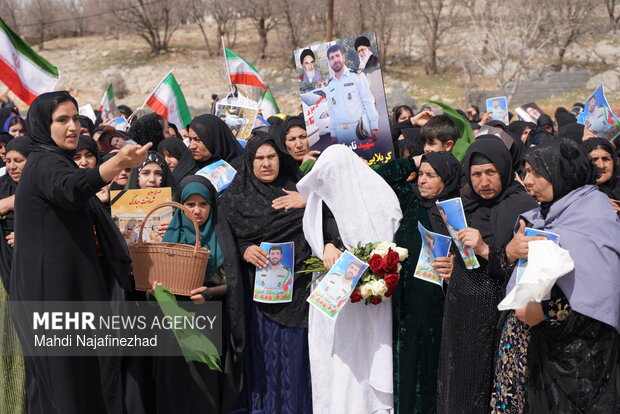 تشییع پیکر مطهر ۲ شهید جنگ رمضان در یاسوج