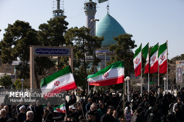 تجمع گرگانی ها در پاسداشت مقدسات