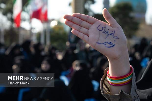 تجمع گرگانی ها در پاسداشت مقدسات