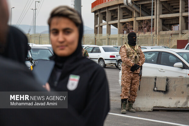 استقبال از تیم ملی فوتبال بانوان در قزوین