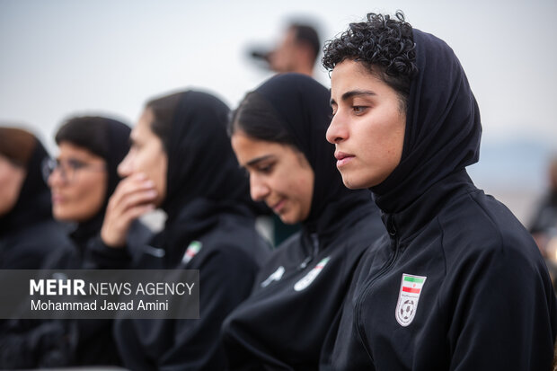 استقبال از تیم ملی فوتبال بانوان در قزوین