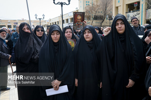 تشییع سرلشکر شهید «غلامرضا سلیمانی» در شهرکرد