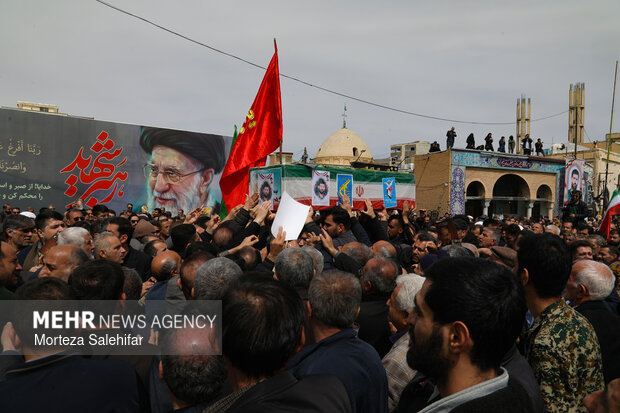 تشییع سرلشکر شهید «غلامرضا سلیمانی» در شهرکرد
