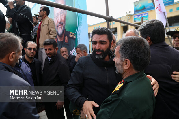 تشییع سرلشکر شهید «غلامرضا سلیمانی» در شهرکرد