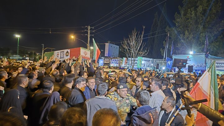 شعار «حیدر حیدر» یاسوجی ها در شبی با شهید جبارکیش از شهدای ناو دنا