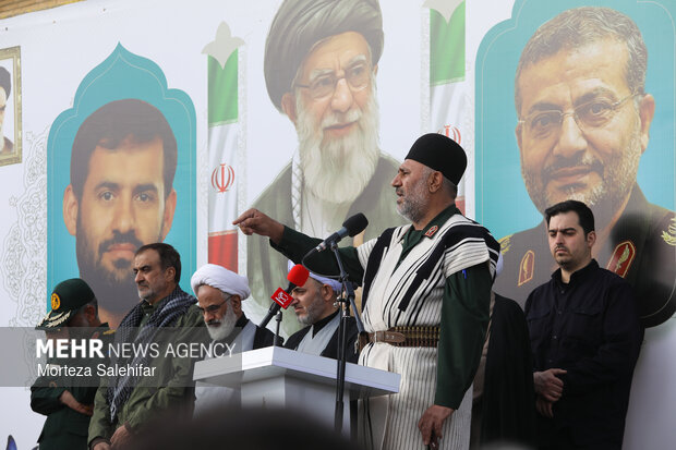 خاکسپاری سرلشکر شهید«غلامرضا سلیمانی» در فارسان