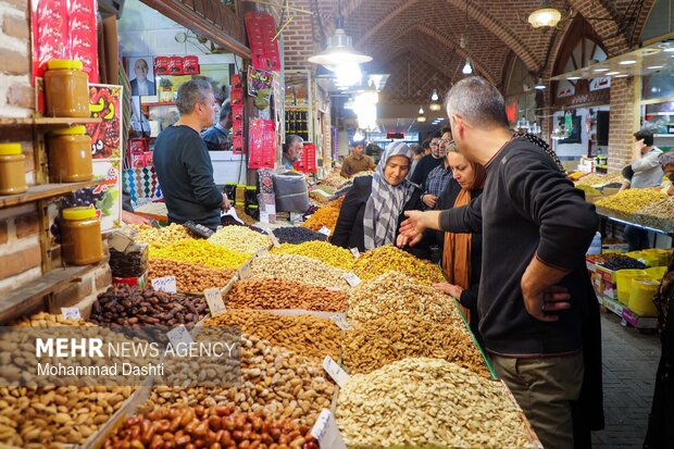 بازار شب عید نوروز در اردبیل