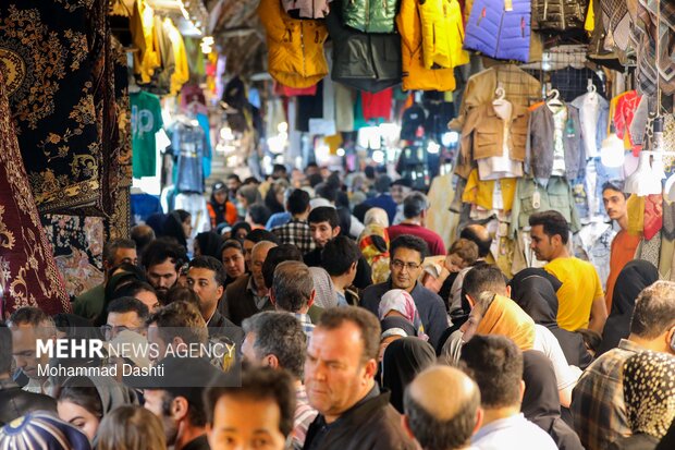 بازار شب عید نوروز در اردبیل