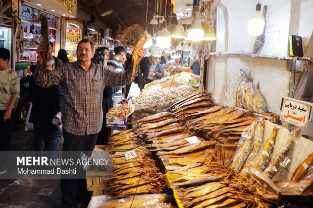 بازار شب عید نوروز در اردبیل