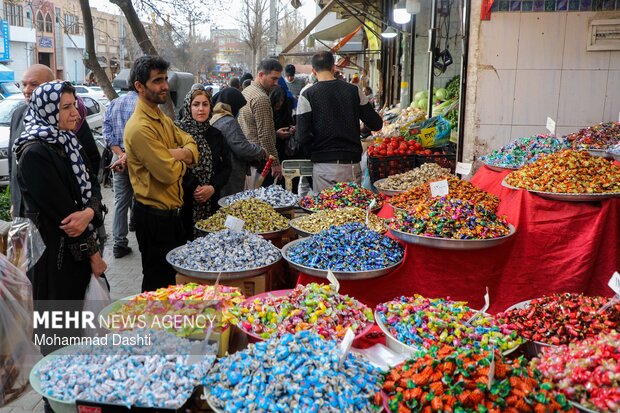بازار شب عید نوروز در اردبیل