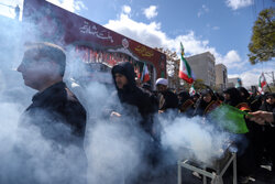 تشییع پیکر مطهر ۴ شهید جنگ رمضان در اراک