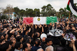 تشییع پیکر شهدای ناو دنا در گرگان