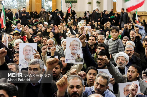 مراسم بزرگداشت دکتر شهید علی مطهری در حرم بانوی کرامت