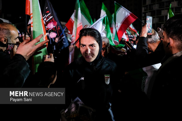 مراسم استقبال از تیم ملی فوتبال زنان