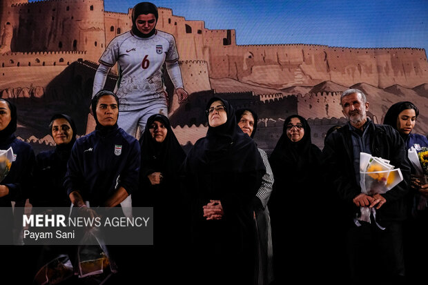 مراسم استقبال از تیم ملی فوتبال زنان