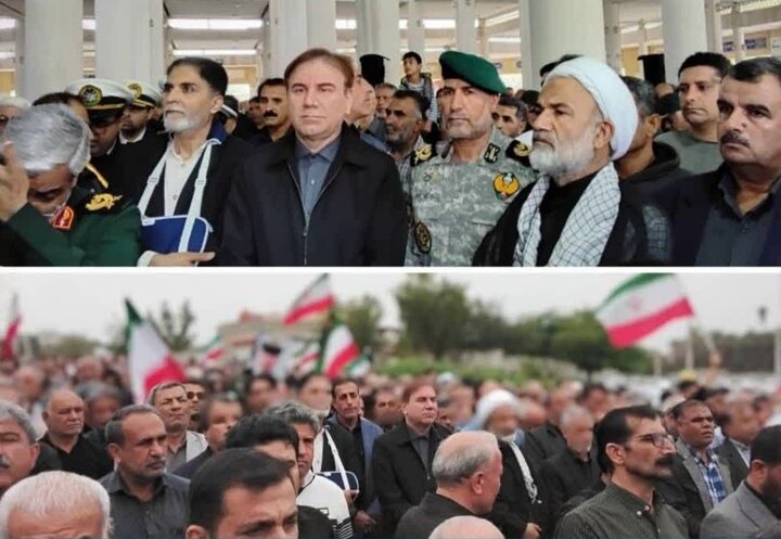 مراسم تشییع پیکر ۵ شهید جنگ رمضان در دشتستان برگزار شد مراسم تشییع پیکر ۵ شهید جنگ رمضان در دشتستان برگزار شد