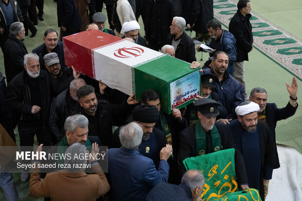 مراسم تشیع  پیکر شهید حجت السلام سید اسماعیل خطیب