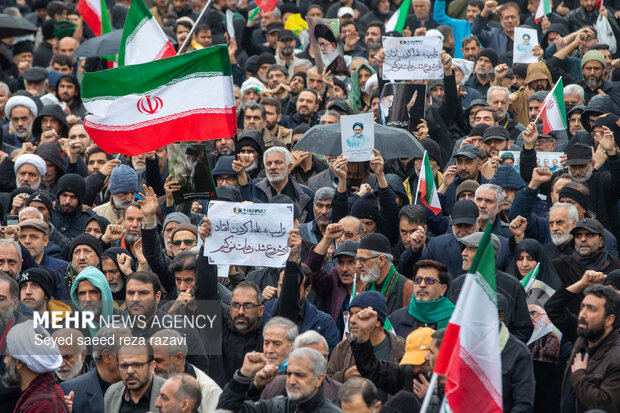 مراسم تشیع  پیکر شهید حجت السلام سید اسماعیل خطیب