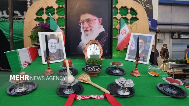 مراسم آغاز سال نو در جوار شهدای گمنام ایرانشهر