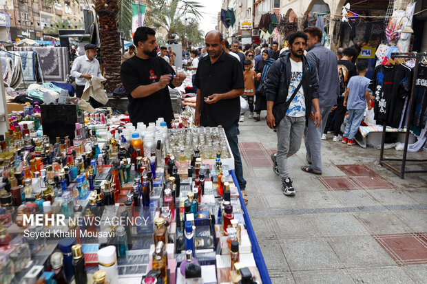 بازار اهواز در ساعات پایانی سال ۱۴۰۴