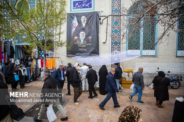 بازار قزوین در ساعات پایانی سال ۱۴۰۴