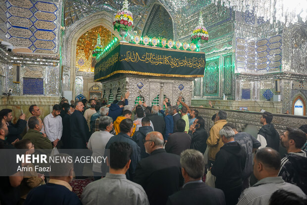 سال تحویل در حرم شاهچراغ(ع)