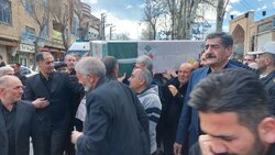 آیین تشییع پیکر شهید مدافع وطن، گروهبان یکم امیر محمدزاده برگزار شد
