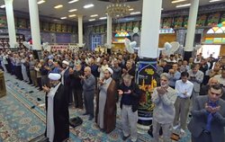 نماز عید فطر در جزیره خارگ