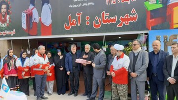 آغاز به کار پایگاه نوروزی هلال احمر در محور هراز