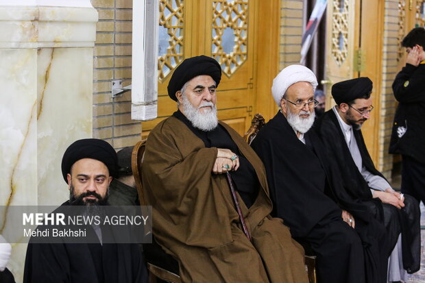 مراسم وداع با شهبد سید اسماعیل خطیب در قم