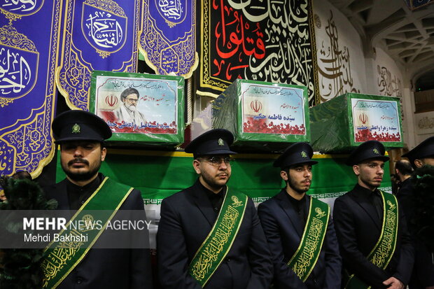 مراسم وداع با شهبد سید اسماعیل خطیب در قم