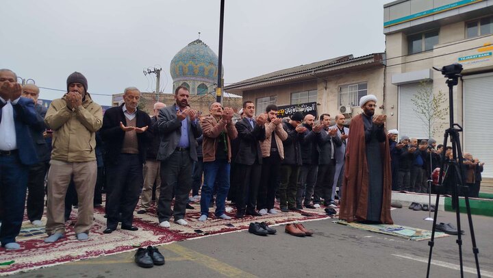 اقامه نماز عید سعید فطر در آستانه اشرفیه 