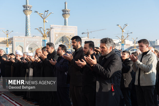 Eid Fitr prayers in Mashhad

