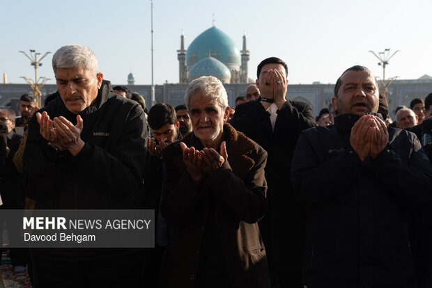 Eid Fitr prayers in Mashhad
