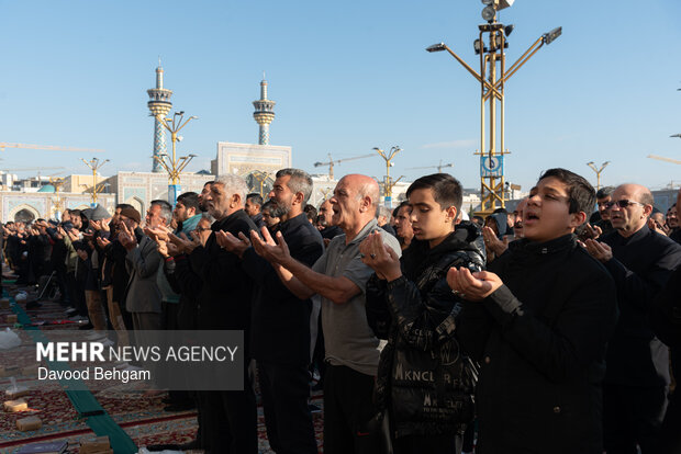 Eid Fitr prayers in Mashhad
