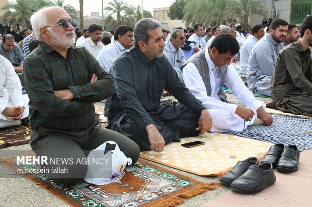 نماز عید سعید فطر در ایرانشهر
