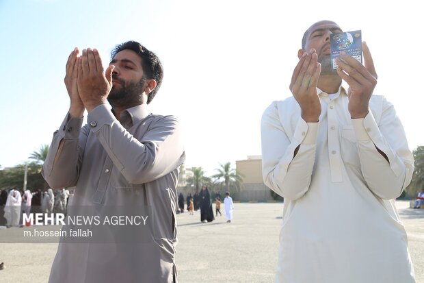نماز عید سعید فطر در ایرانشهر