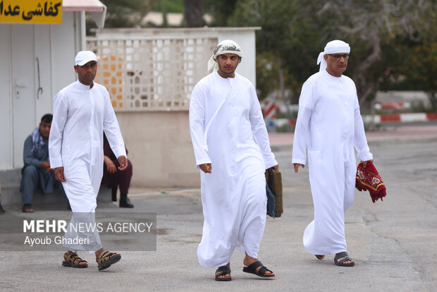 نماز عید سعید فطر اهل سنت در جزیره کیش