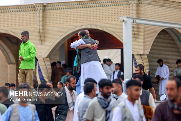 نماز عید سعید فطر اهل سنت در جزیره کیش