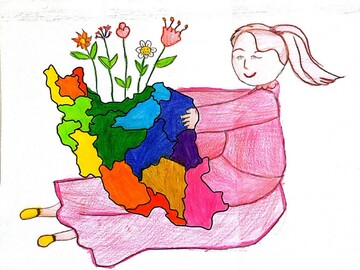 گوهری: کودکان کردستانی همدلی با دانش‌آموزان میناب را به تصویر کشیدند