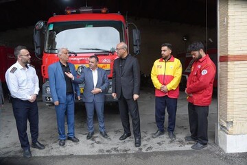 استاندار کرمانشاه از ایستگاه آتش‌نشانی مرکز استان بازدید کرد