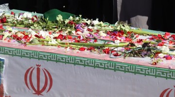 آیین تشییع پیکر ۵ شهید اقتدار استان سمنان