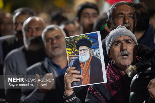 مراسم وداع با پیکر سردار شهید علی‌محمد نائینی