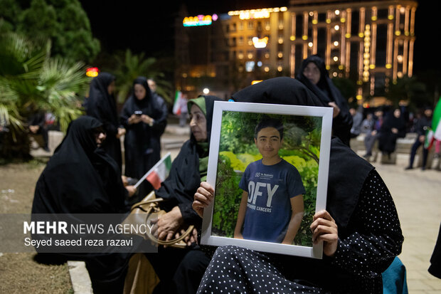 مراسم وداع با پیکر سردار شهید علی‌محمد نائینی